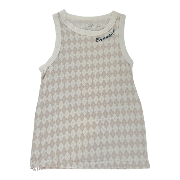 MLB Gray Diamond Pattern PJ Set - Picture 1 of 2